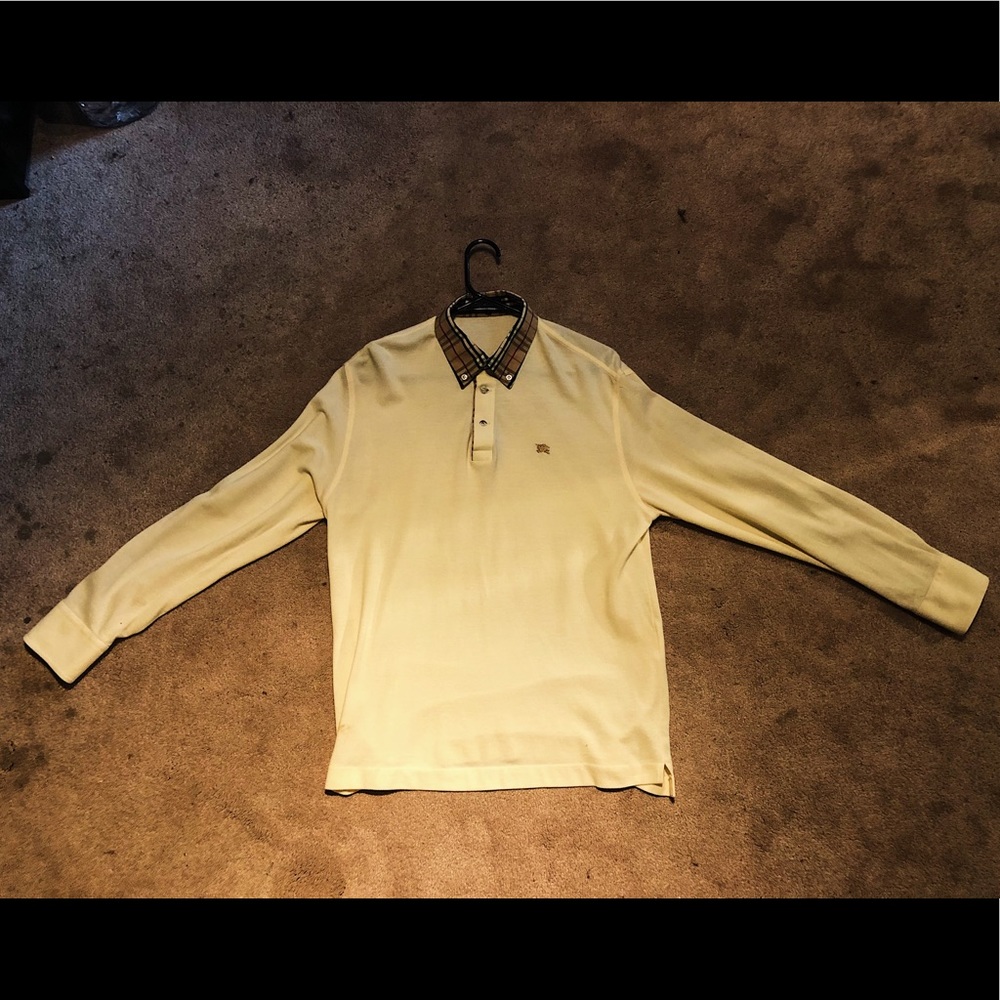 Burberry London long sleeve polo